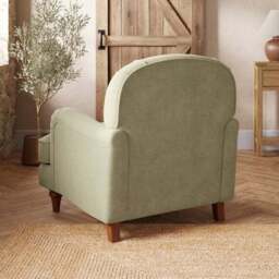 Beatrice II Soft Tonal Chenille Armchair - thumbnail 2