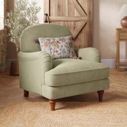 Beatrice II Soft Tonal Chenille Armchair - thumbnail 1