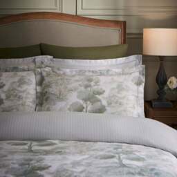 Dorma Glenmore 100% Cotton Sateen Oxford Pillowcase Pair - thumbnail 1