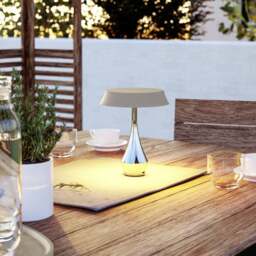 EGLO Turcio Rechargeable Touch Dimmable LED Outdoor Table Lamp