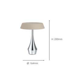 EGLO Turcio Rechargeable Touch Dimmable LED Outdoor Table Lamp - thumbnail 3