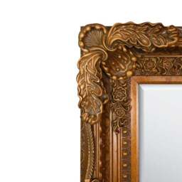Carved Louis Rectangle Full Length Wall Mirror - thumbnail 2