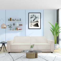 Allie Corduroy 3 Seater Sofa Bed - thumbnail 1