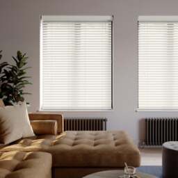 Made To Measure 50mm Slats Room Darkening White Venetian Blind - thumbnail 1