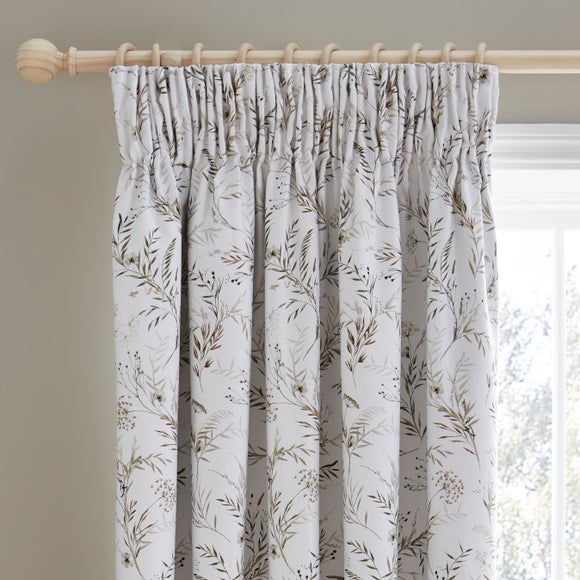 Dorma Hemmingford 100% Cotton Blackout Pencil Pleat Curtains - image 1
