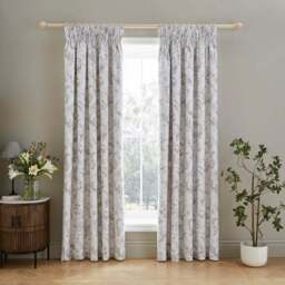 Dorma Hemmingford 100% Cotton Blackout Pencil Pleat Curtains - thumbnail 2