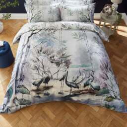 Dorma Lagoon Mauve 100% Cotton Duvet Cover & Pillowcase Set - thumbnail 5