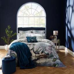Dorma Lagoon Mauve 100% Cotton Duvet Cover & Pillowcase Set - thumbnail 6