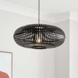 Abrielle Bamboo Easy Fit Pendant Shade - thumbnail 1