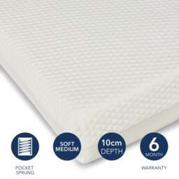 Ickle Bubba Premium Pocket Sprung Cot Mattress - thumbnail 1
