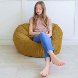 rucomfy Kids Slouch Jumbo Cord Bean Bag - thumbnail 1