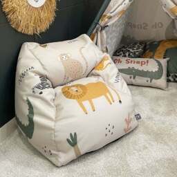 rucomfy Kids Printed Bean Bag Snuggle Chair - thumbnail 2