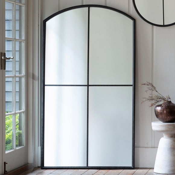 Anniston Large Arched Window Full Length Leaner Mirror - image 1