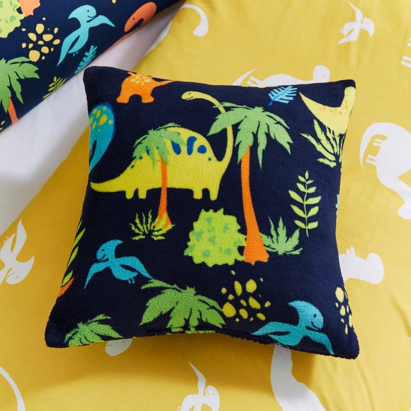 Dinosaur Fleece Cushion