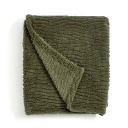 Henwood Textured Fleece Throw Blanket 130cm x 170cm - thumbnail 4