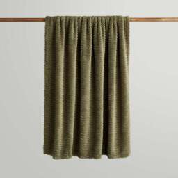 Henwood Textured Fleece Throw Blanket 130cm x 170cm - thumbnail 3