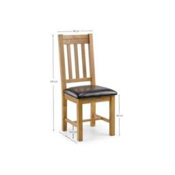 Astoria 4-6 Seater Rectangular Extendable Dining Table with 4 Chairs, Solid Oak - thumbnail 6