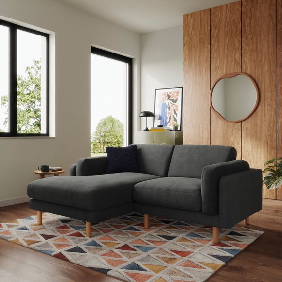 Newton Luxe Chenille Corner Chaise Sofa - image 1