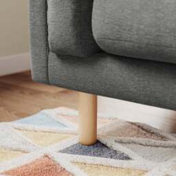Newton Luxe Chenille Corner Chaise Sofa - thumbnail 5