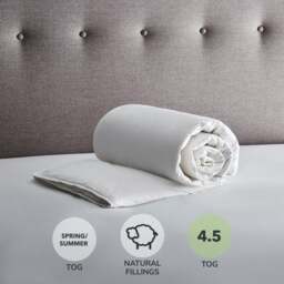 Fogarty Duck Feather and Down 4.5 Tog Summer Duvet - thumbnail 1