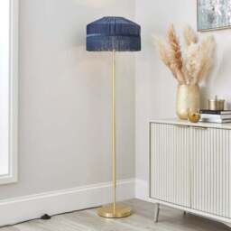 Alessia Velvet Pleated Lamp Shade - thumbnail 3