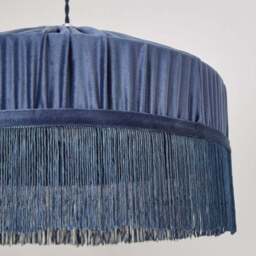 Alessia Velvet Pleated Lamp Shade - thumbnail 4