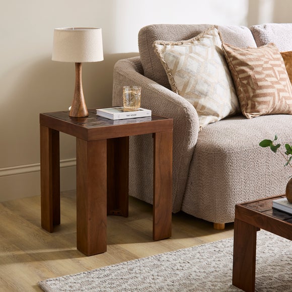 Lavina Glass Tiled Side Table - image 1