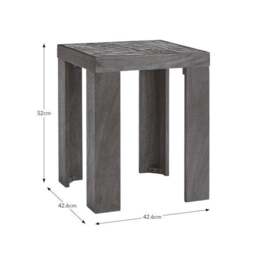 Lavina Glass Tiled Side Table - thumbnail 5