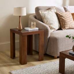 Lavina Glass Tiled Side Table - thumbnail 1