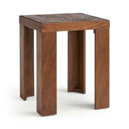Lavina Glass Tiled Side Table - thumbnail 4