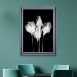 The Art Group Mono Floral II Framed Print - thumbnail 1