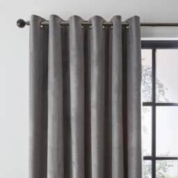 Luxe Velour Eyelet Curtains (Blackout Available) - thumbnail 1