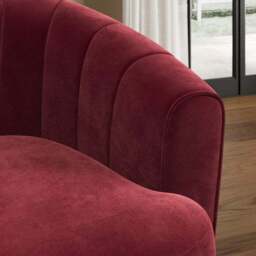 Carmen Quilted Velvet 2 Seater Sofa - thumbnail 4