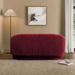 Carmen Quilted Velvet 2 Seater Sofa - thumbnail 2
