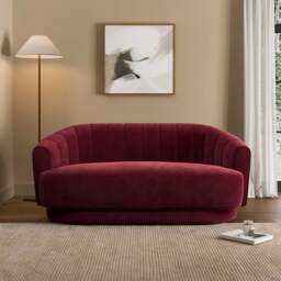 Carmen Quilted Velvet 2 Seater Sofa - thumbnail 1