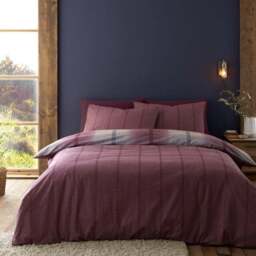 Catherine Lansfield Melrose Tweed 100% Brushed Cotton Duvet Cover & Pillowcase Set - thumbnail 3