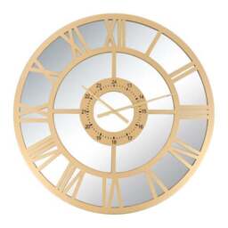 Charles Bentley Coniston Indoor Outdoor Mirrored Skeleton Wall Clock - thumbnail 5