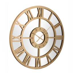 Charles Bentley Coniston Indoor Outdoor Mirrored Skeleton Wall Clock - thumbnail 6