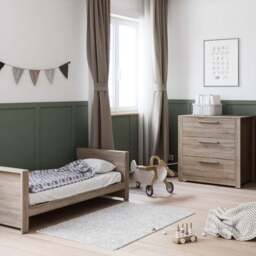 Little Acorns Ellesmere Cot Bed and 3 Drawer Chest Nursery Set - thumbnail 2