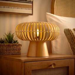 Abrielle Bamboo Table Lamp - thumbnail 2