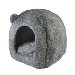 Rosewood Grey Bear Cat Bed - thumbnail 3