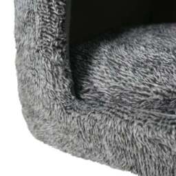 Rosewood Grey Bear Cat Bed - thumbnail 2