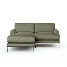 Lawson Matte Plush Velvet Corner Chaise Sofa - thumbnail 6