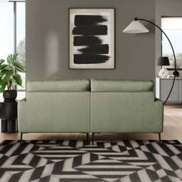 Lawson Matte Plush Velvet Corner Chaise Sofa - thumbnail 3