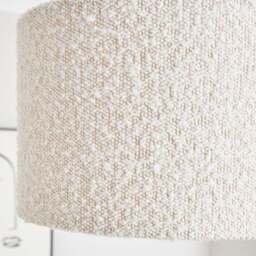 Hazelle Boucle Drum Lamp Shade - thumbnail 5