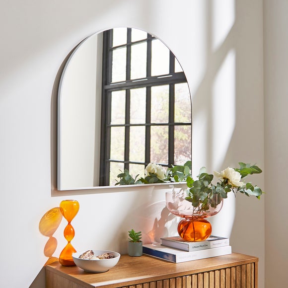 Essentials Arched Overmantel Wall Mirror - image 1
