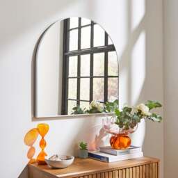 Essentials Arched Overmantel Wall Mirror - thumbnail 1