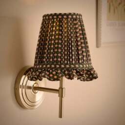 Block Floral Easy Fit Ruffle Lamp Shade - thumbnail 2