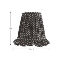 Block Floral Easy Fit Ruffle Lamp Shade - thumbnail 4