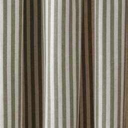 Linford Stripe Unlined Slot Top Curtains - thumbnail 3